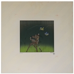''Bambi'' Cel Featuring Bambi With Two Bluebirds